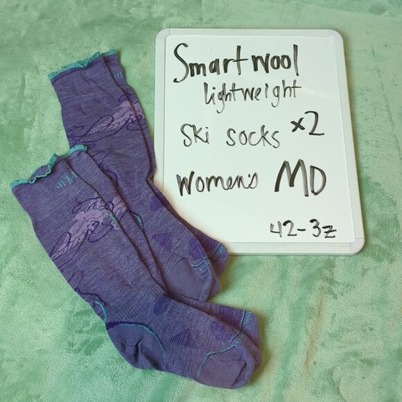Smartwool Accessories - Smartwool Lightweight Ski Socks x2 Women's Medium